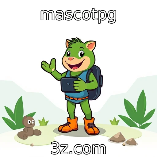 Desenvolvimento sustentável em jogos e meio ambiente - mascotpg